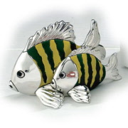296c_verde_argento_oro_dipinto_a_mano_coppia_pesci