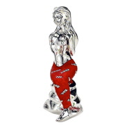 470_argento_oro_dipinto_a_mano_ondina_conchiglie_rosso_sirena